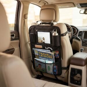 Automobilio sėdynės organizatorius, pritvirtintas prie sėdynės